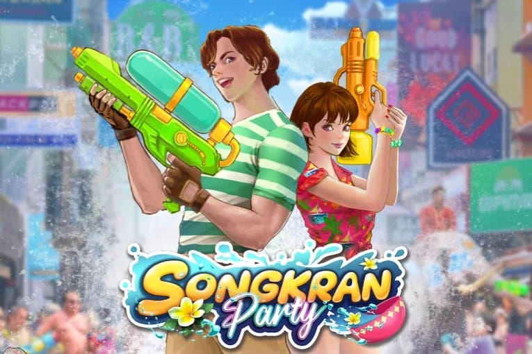Songkran Party slot game by SimplePlay