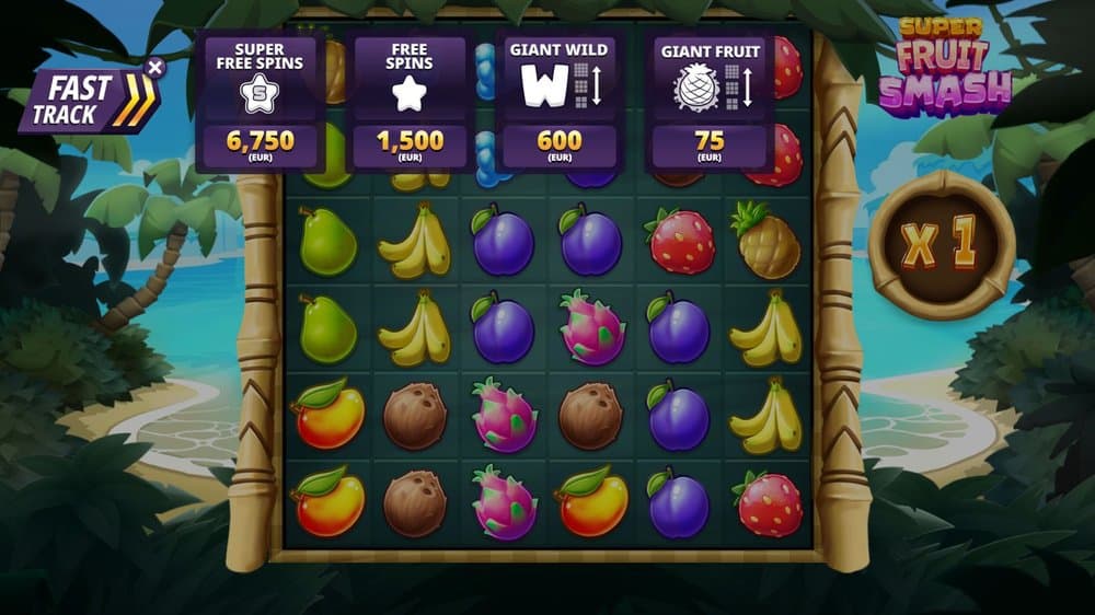 Ultra Fruit Smash slot game by Slotmill
