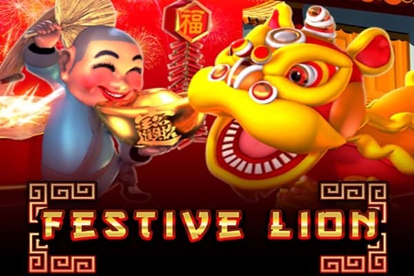 Festive Lion slot game by Spadegaming