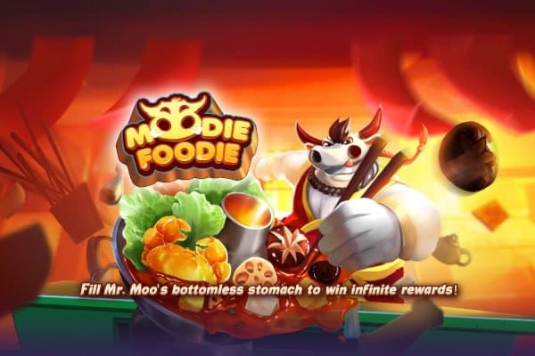 Moodie Foodie slot game by Spadegaming