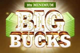 10x Minimum Big Bucks slot game by Spinberry