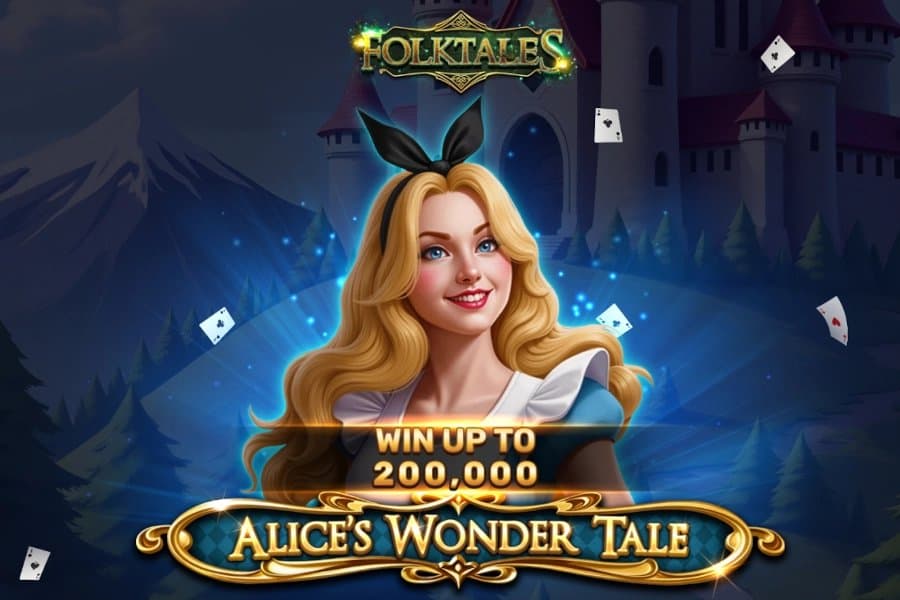 Alice's Wonder Tale slot game by Spinomenal