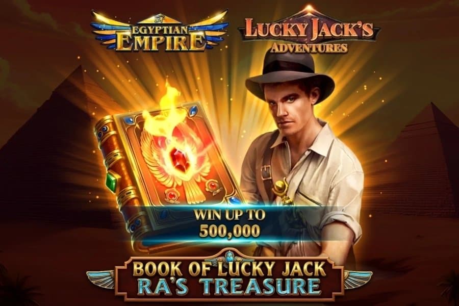 Book of Lucky Jack - Ra's Treasure slot game by Spinomenal