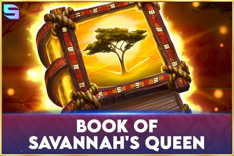 Book of Savannah's Queen slot game by Spinomenal