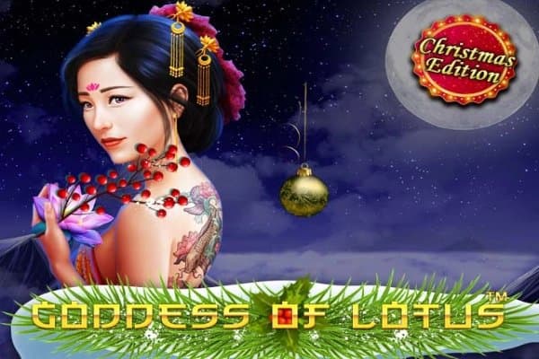 Goddess of Lotus Christmas Edition slot game by Spinomenal