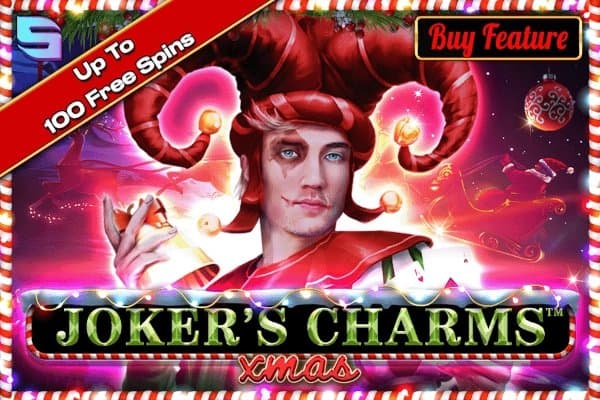 Joker's Charms Xmas slot game by Spinomenal