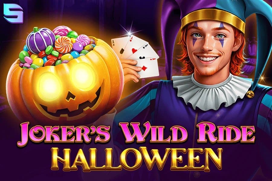Joker's Wild Ride Halloween slot game by Spinomenal