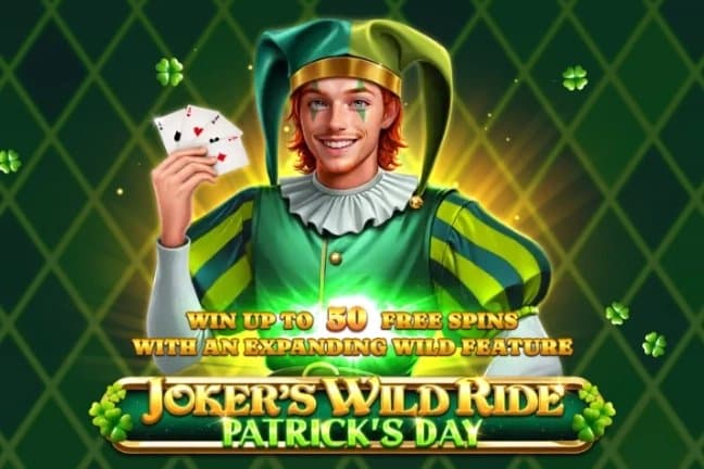 Joker's Wild Ride Patrick's Day slot game by Spinomenal
