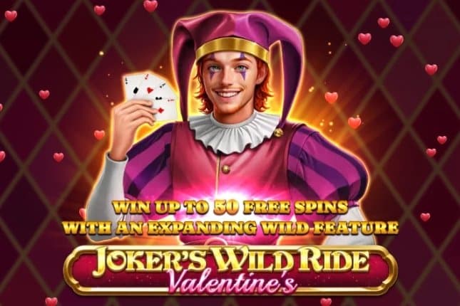 Joker's Wild Ride Valentine's slot game by Spinomenal