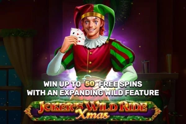 Joker's Wild Ride - Xmas slot game by Spinomenal