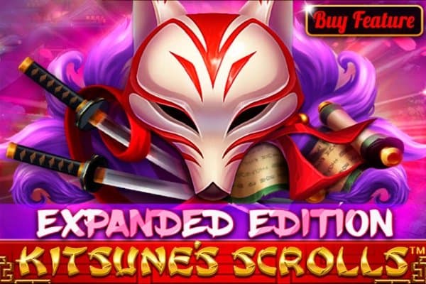 Kitsune's Scrolls Expanded Edition slot game by Spinomenal