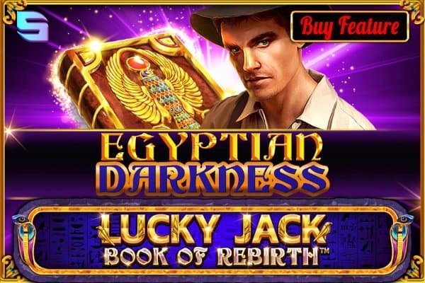 Lucky Jack Book of Rebirth Egyptian Darkness slot game by Spinomenal