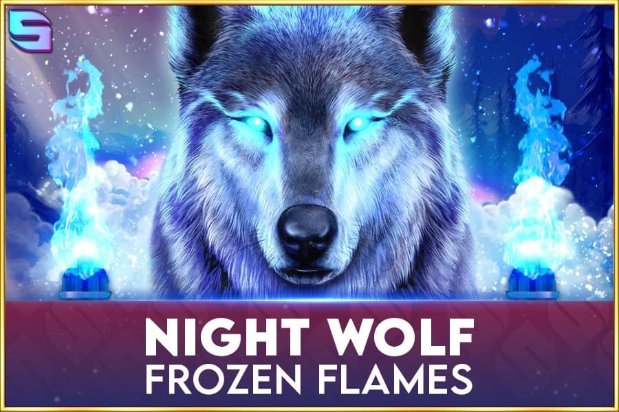 Night Wolf - Frozen Flames slot game by Spinomenal