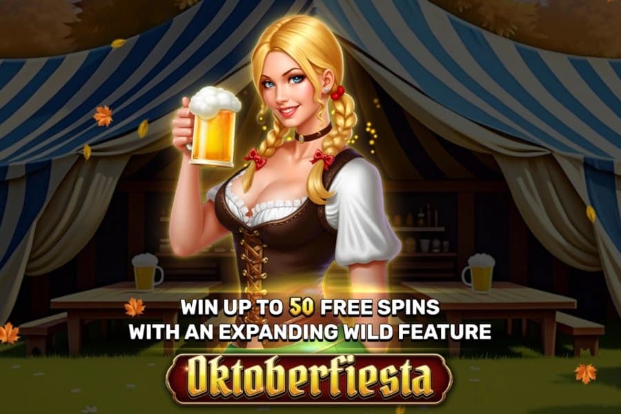 Oktoberfiesta slot game by Spinomenal