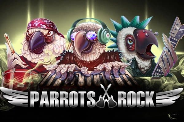 Parrots Rock slot game by Spinomenal