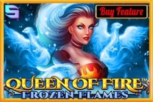 Queen of Fire Frozen Flames slot game by Spinomenal