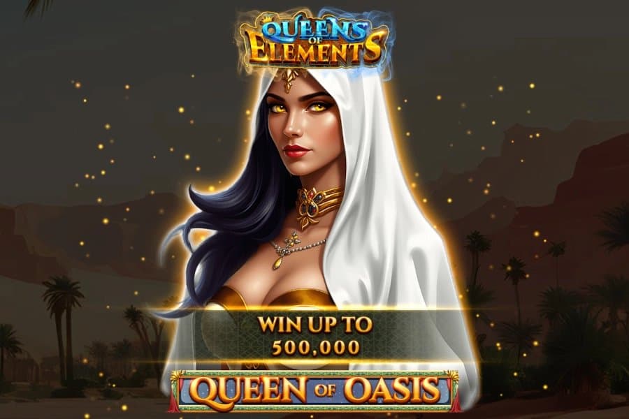 Queen of Oasis slot game by Spinomenal