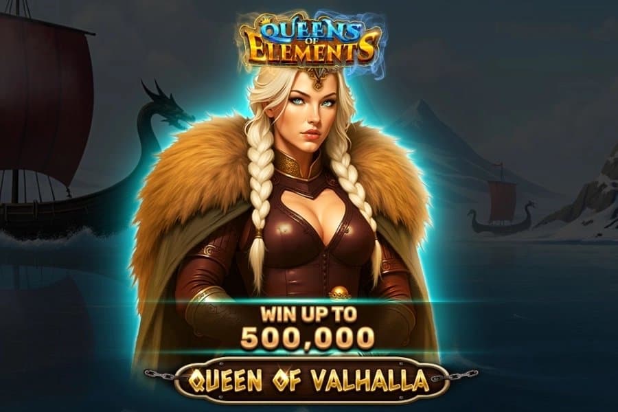 Queen of Valhalla slot game by Spinomenal