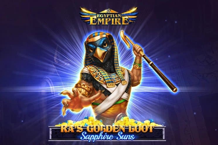 Ra's Golden Loot - Sapphire Suns slot game by Spinomenal