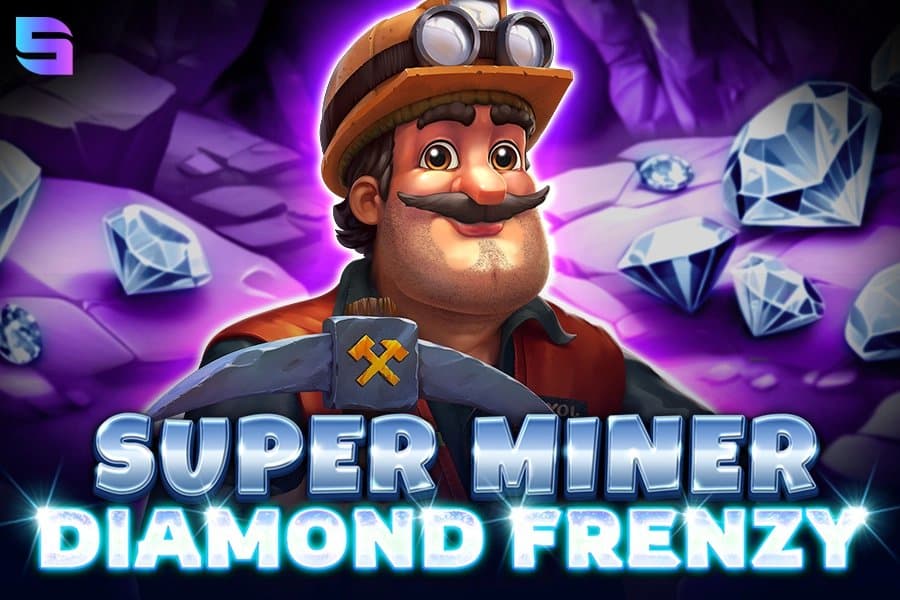 Super Miner - Diamond Frenzy slot game by Spinomenal