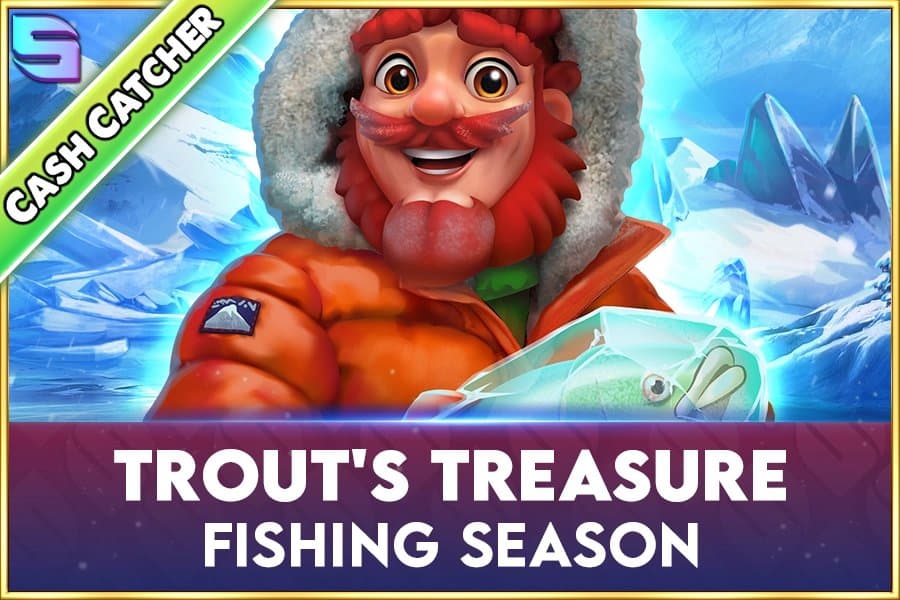 Trout's Treasure Fishing Season slot game by Spinomenal