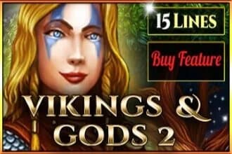Vikings & Gods 2 15 Lines slot game by Spinomenal