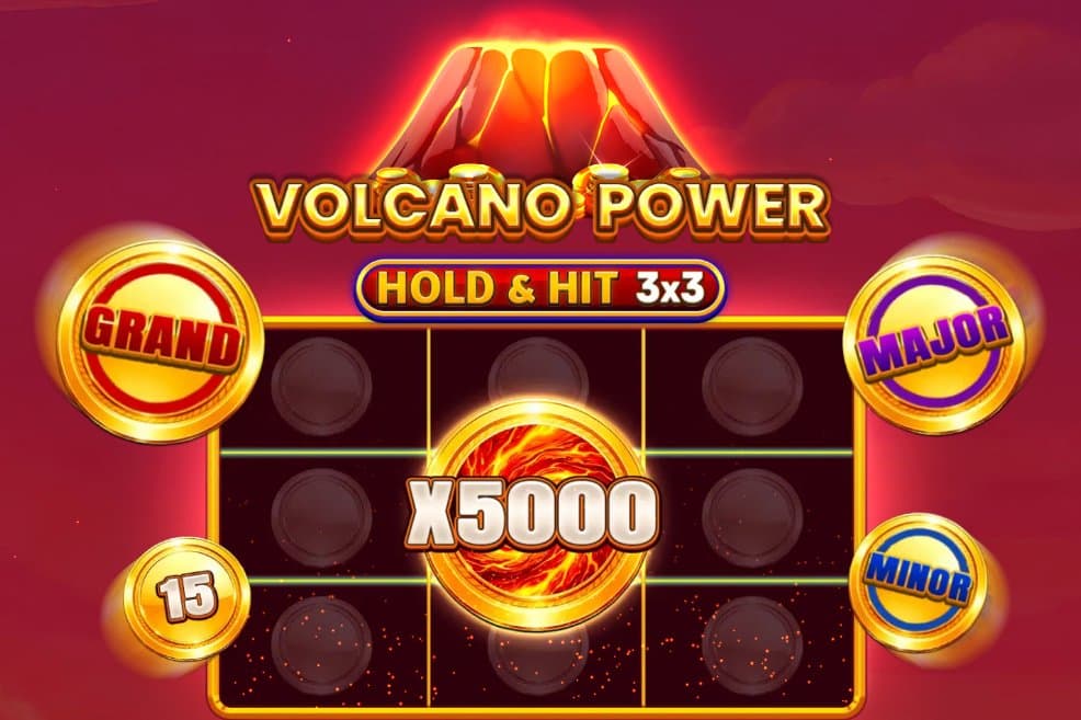 Volcano Power - Hold & Hit 3x3 slot game by Spinomenal