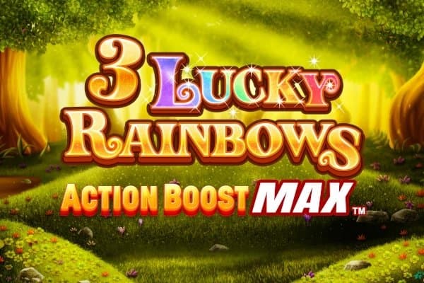 3 Lucky Rainbows Action Boost Max slot game by SpinPlay Games