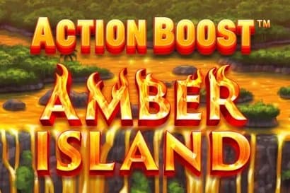 Action Boost Amber Island slot game by SpinPlay Games