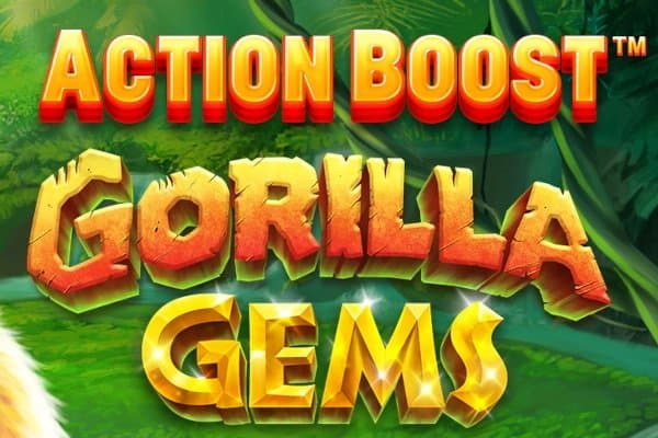 Action Boost Gorilla Gems slot game by SpinPlay Games