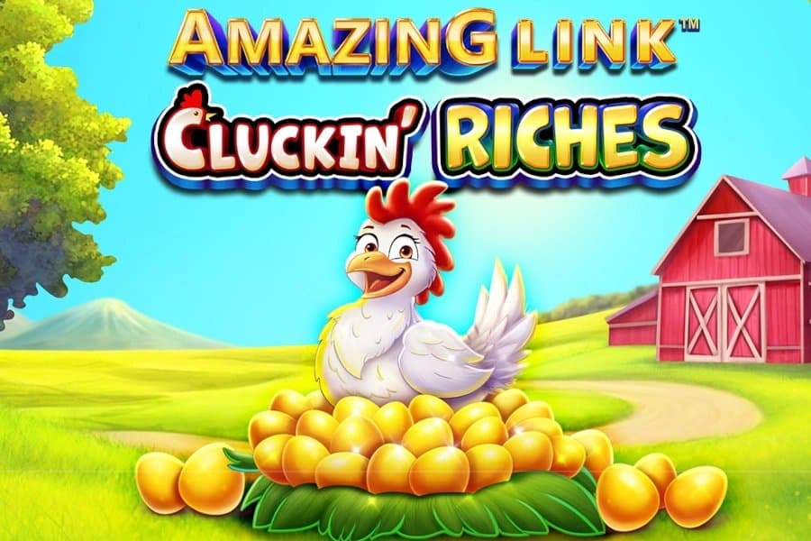 Amazing Link Cluckin' Riches slot game by SpinPlay Games