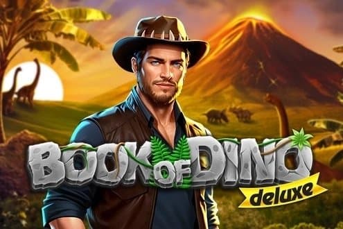 Book of Dino Deluxe slot game by Swintt