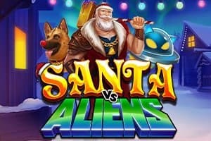 Santa Vs Aliens slot game by Swintt