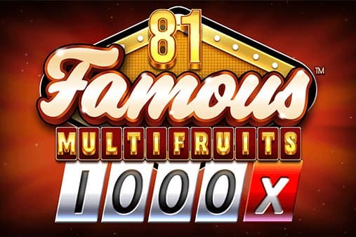 81 Famous Multifruits 1000 slot game by SYNOT Games