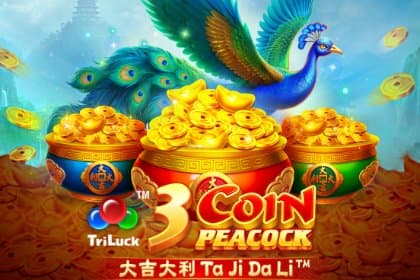 3 Coin Golden Peacock slot game by TaDa Gaming