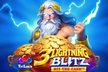 3 Lightning Blitz slot game by TaDa Gaming