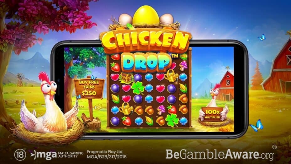 Chicken Dash slot game by TaDa Gaming