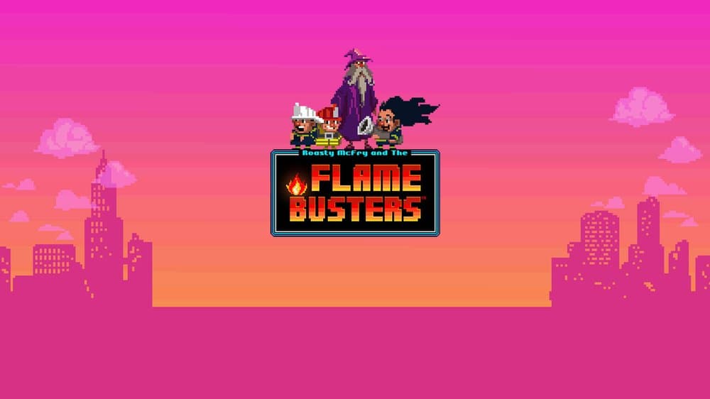 Flame Busters slot game by Thunderkick