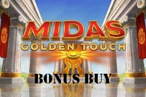 Midas Golden Touch Bonus Buy slot game by Thunderkick