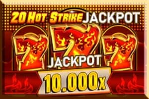 20 Hot Strike Jackpot slot game by Tiptop