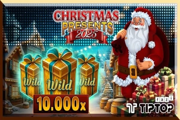 Christmas Presents 2025 slot game by Tiptop
