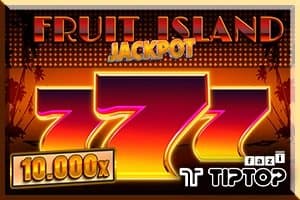Fruit Island Jackpot slot game by Tiptop