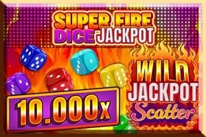 Super Fire Dice Jackpot slot game by Tiptop