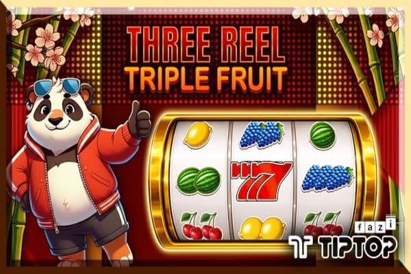 Three Reel Triple Fruit slot game by Tiptop