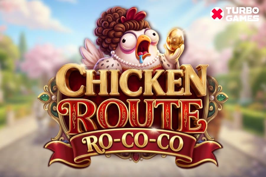 Chicken Route Rococo slot game by Turbo Games