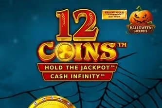 12 Coins Grand Gold Edition Halloween Jackpots slot game by Wazdan