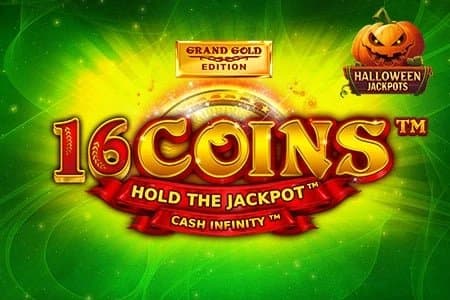 16 Coins Grand Gold Edition Halloween Jackpots slot game by Wazdan