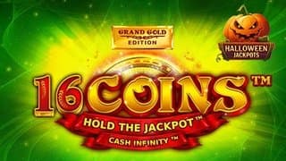 16 Coins Grand Gold Edition Halloween Jackpots slot game by Wazdan - reviewed by Roberta R.