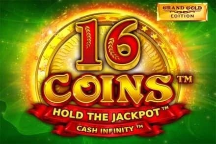 16 Coins Grand Gold Edition slot game by Wazdan