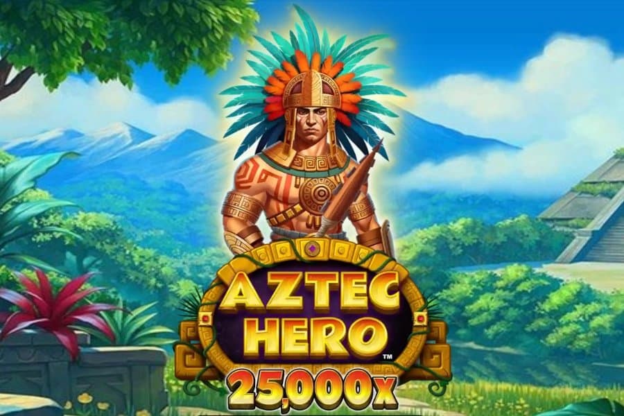 Aztec Hero slot game by Wishbone